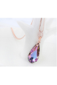 Collier tendance femme magnifique pierre multicolore - Ref 21991 - 02