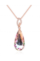 Collier tendance femme magnifique pierre multicolore - Ref 21991 - 03