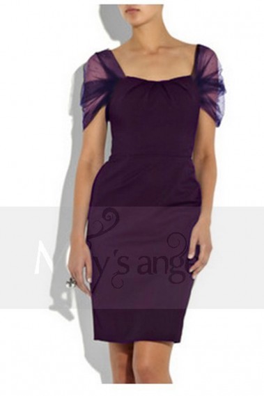 Promotion Robe de cocktail Bella violette - C003Promo #1