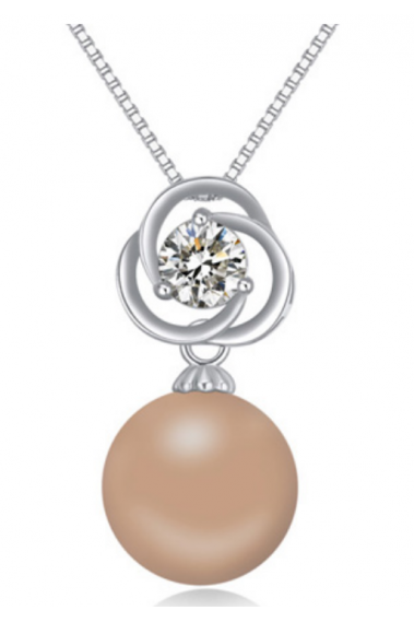 Bijoux pas cher pendentif femme boule en argent 925 - 22018 #1