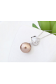 Bijoux pas cher pendentif femme boule en argent 925 - Ref 22018 - 04