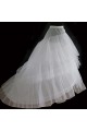 Beautiful white petticoat with train - Ref 8806C - 02