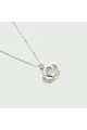 Collier en chaine argent sterling avec pendentif couronne royale - Ref 28706 - 03