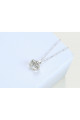 Collier en chaine argent sterling avec pendentif couronne royale - Ref 28706 - 04