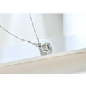 Collier en chaine argent sterling avec pendentif couronne royale - Ref 28706 - 05