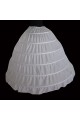 Elastic wedding long petticoat white - Ref 9306 - 02