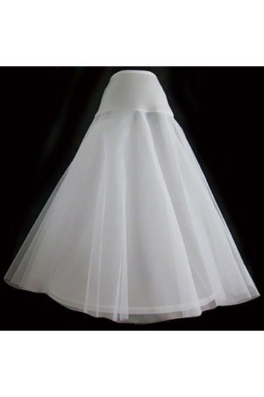 Jupon robe de mariée taille serrée blanc - 8860 #1