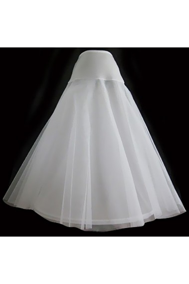 White petticoat for tight waist gown - 8860 #1