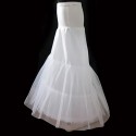 Jupon femme blanc pour robe forme sirène - Ref 9309 - 02