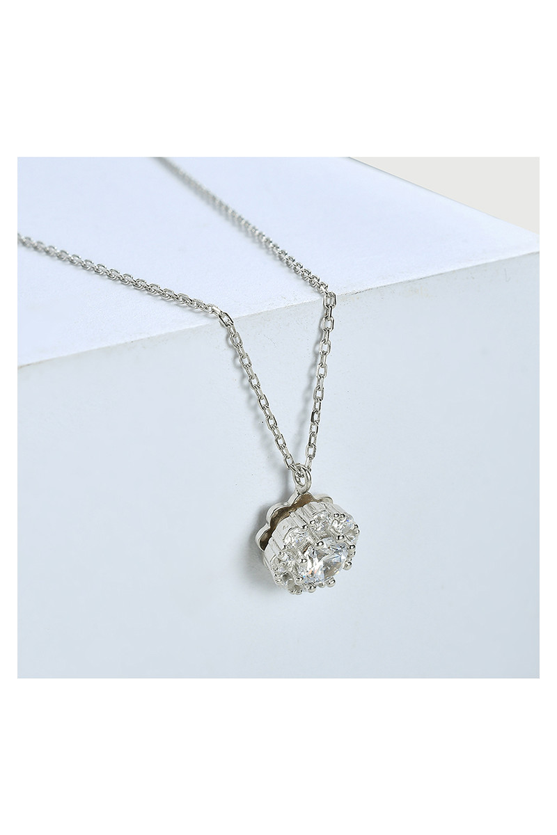 THE AFRICAN PUZZLE made of pewter with a 925 silver chain necklace