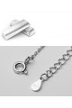 Collier tendance femme en argent 925 avec pendentif couronne - Ref 28953 - 07