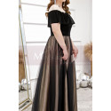 Two-Tone Tulle Skirt Designer Evening Gowns With Lacing Back - Ref L2233 - 05