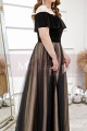 Two-Tone Tulle Skirt Designer Evening Gowns With Lacing Back - Ref L2233 - 05