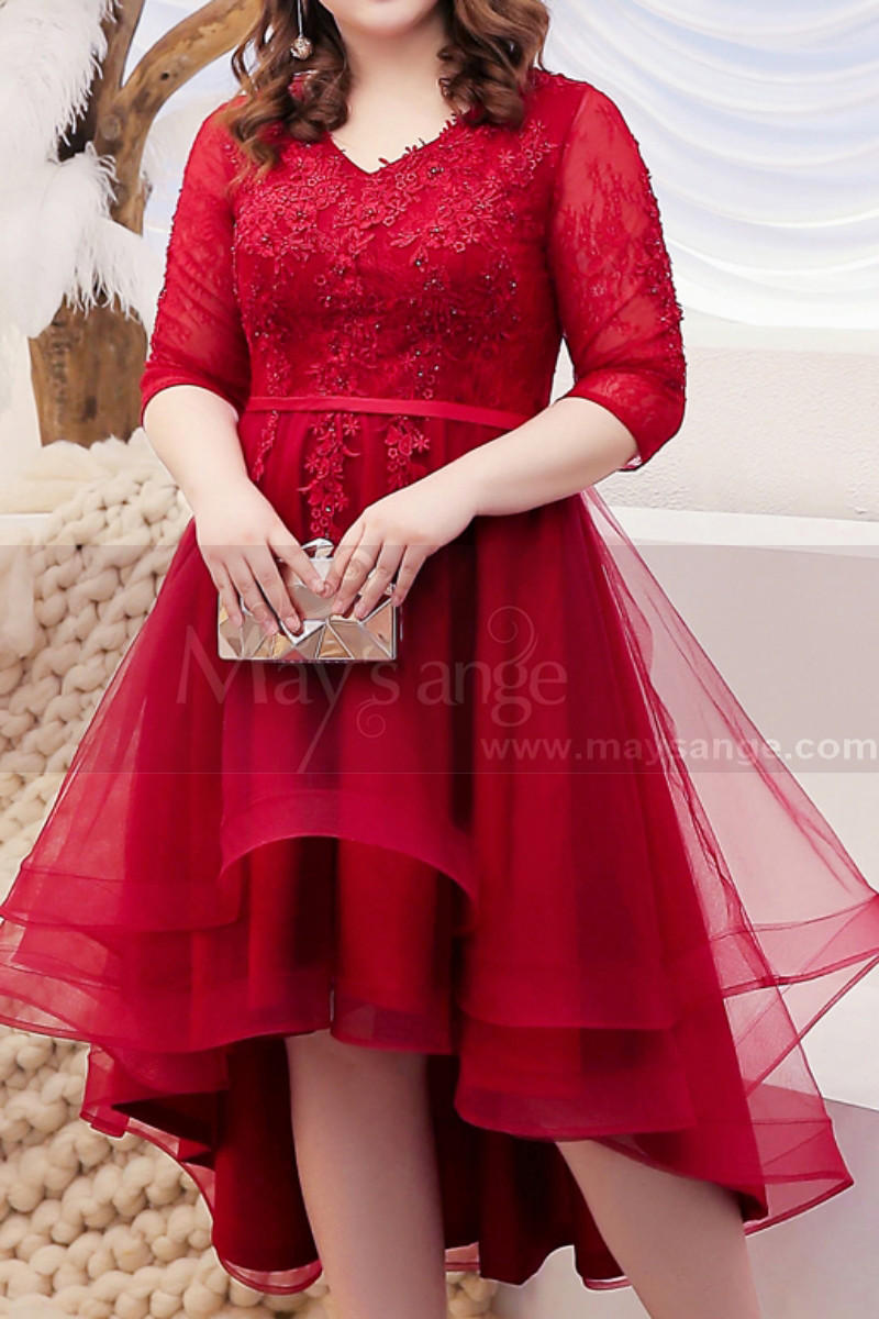Sydney's Closet SC7359 Long Prom Dress Plus Size One Shoulder Long Puf –  Glass Slipper Formals