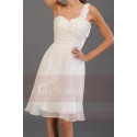 Promotion robe de cocktail  C684  blanc - Ref C684 Promo - 02