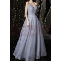 Elegant tulle ball gown with stylish top with feathers and dropped sleeves - Ref L2370 - 03