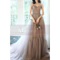 Elegant vintage ball gown with train - Ref L2372 - 03