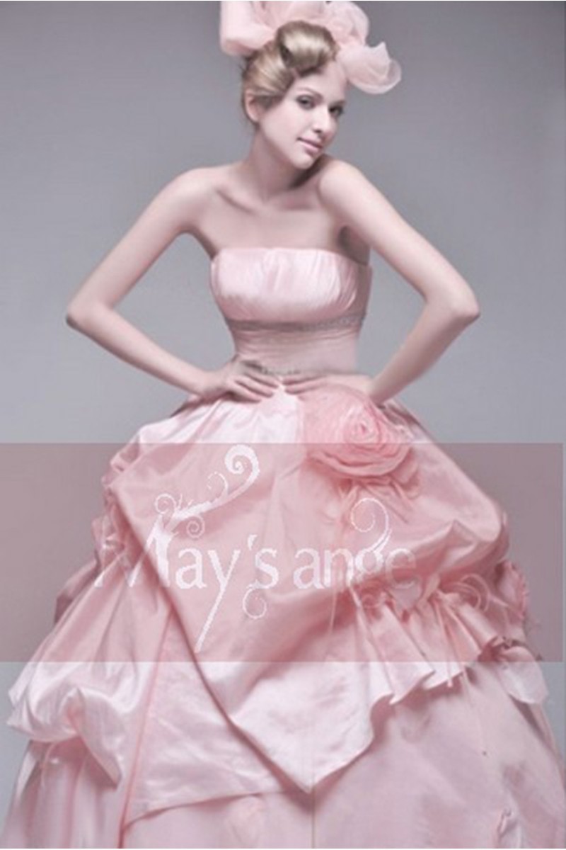 Robe Fleur de rosée de mariage - Ref P018 - 01 Robe Fleur de rosée de mariage - Ref P018 - 01