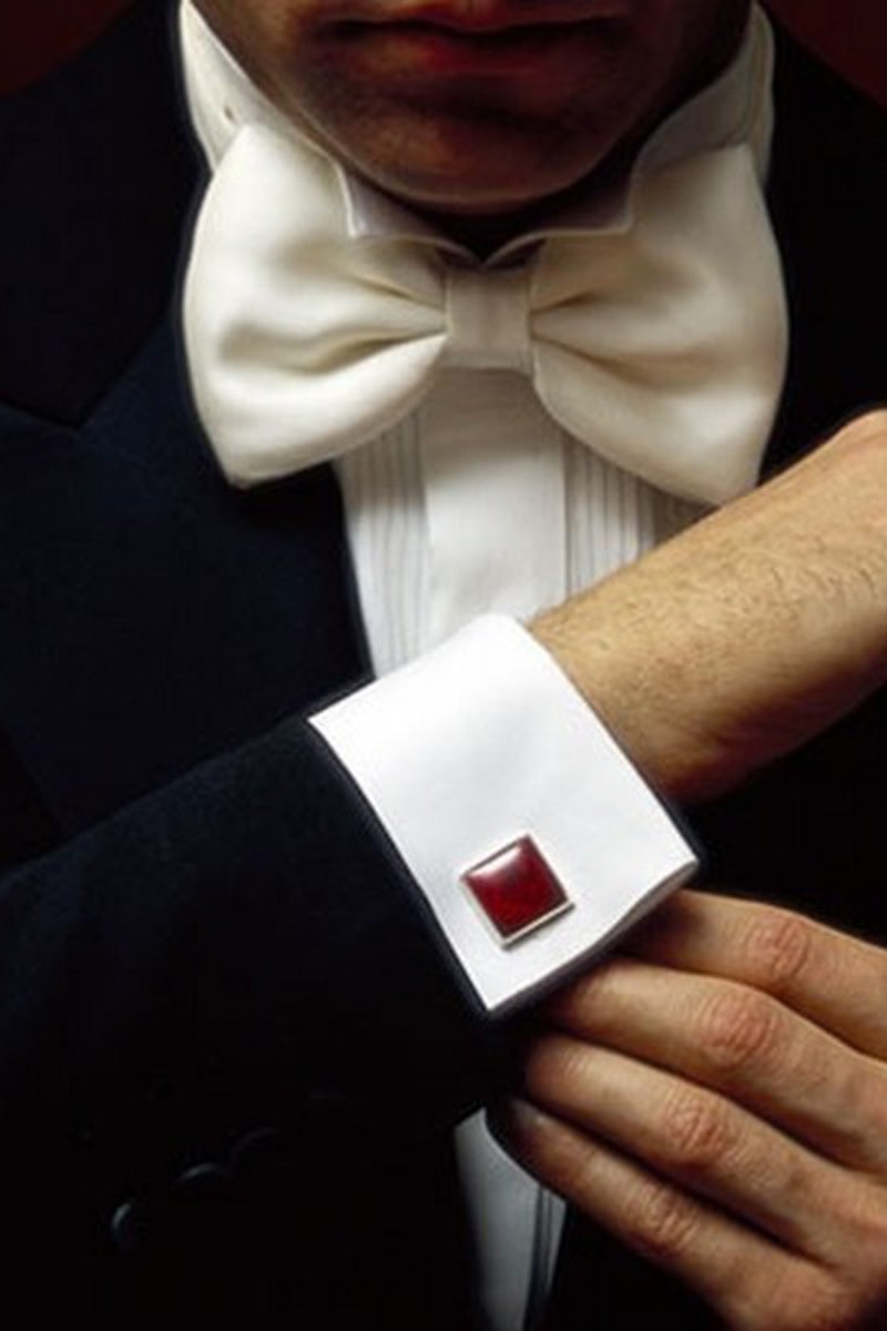 White shirt with cufflinks MM002