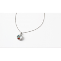 Collier femme avec joli pendentif clé - Ref F031 - 05