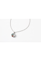 Collier femme avec joli pendentif clé - Ref F031 - 05