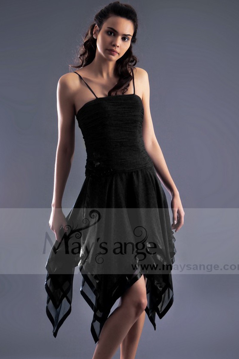 Black strapless dress Dancer C183 - Ref C183 - 01