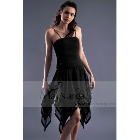 Black strapless dress Dancer C183