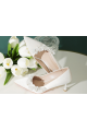 Chaussures à talons blanc très classes pour mariage - Ref CH128 - 02