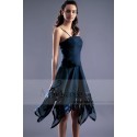 Short Party Dress Charming Bodice With Straps - Ref C181 - 02