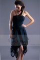 Short Party Dress Charming Bodice With Straps - Ref C181 - 04