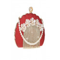 copy of Evening clutch pink fuchsia arabesque - Ref SAC1226 - 02