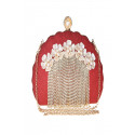 copy of Evening clutch pink fuchsia arabesque - Ref SAC1226 - 06