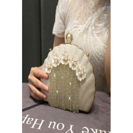 copy of Evening clutch pink fuchsia arabesque