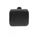 Pochette de soirée tressée rectangle couleur noir - Ref SAC1244 - 04