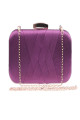 copy of Evening clutch pink fuchsia arabesque - Ref SAC1247 - 02