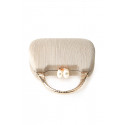 luxury clutch with white pearls - Ref SAC1003 - 02