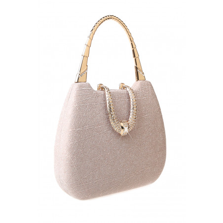 Magnifique sac de fiançailles avec poignet en petit diamant