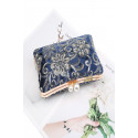Vintage pouch embroidered with pretty flower - Ref SAC1006 - 03