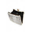 Vintage pouch embroidered with pretty flower - Ref SAC1006 - 05