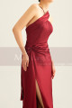 Long Red Split Evening Dress - Ref L2065 - 03