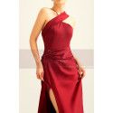 Long Red Split Evening Dress - Ref L2065 - 04