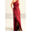 Long Red Split Evening Dress - Ref L2065 - 05