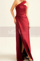 Long Red Split Evening Dress - Ref L2065 - 05