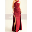 Long Red Split Evening Dress - Ref L2065 - 06