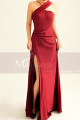 Long Red Split Evening Dress - Ref L2065 - 06