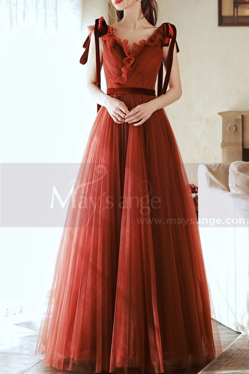 Maysange Bohemian Chic Evening Dress - Ref L2066 - 01