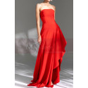 Glamorous long strapless cocktail dress for party - Ref L2067 - 03