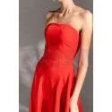 Glamorous long strapless cocktail dress for party - Ref L2067 - 04