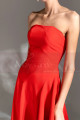 Glamorous long strapless cocktail dress for party - Ref L2067 - 04