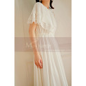 Chic and glamorous chiffon white evening dress for party - Ref L2069 - 05